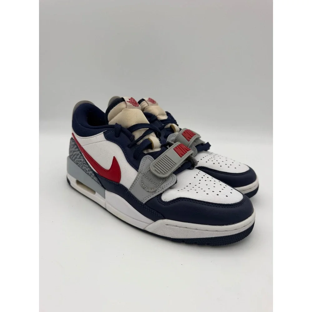 Jordan Legacy 312 Low USA White Navy Red Grey CD7069-164 Mens Size 9